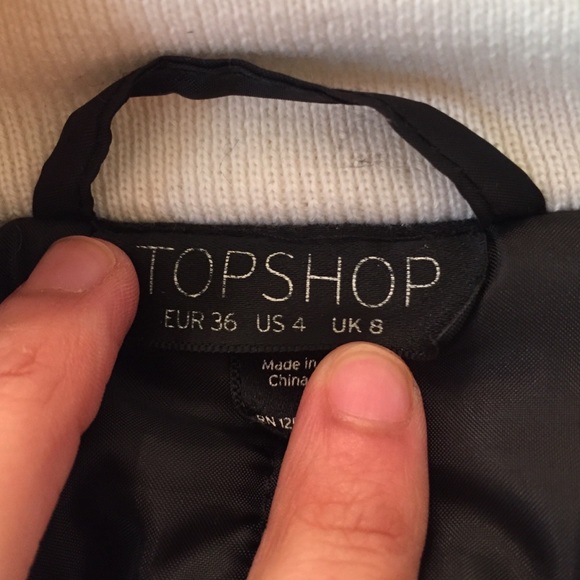 ✨TOPSHOP✨Sherpa Fleece Bomber Jacket - Picture 3 of 3